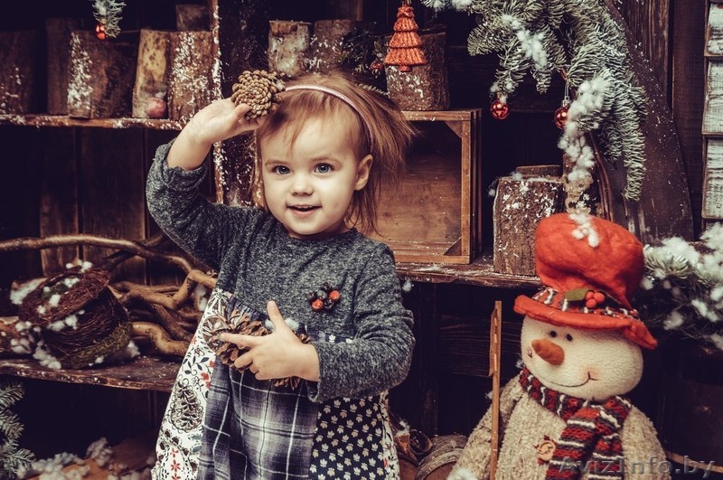 Детская и семейная новогодняя фотосессия в студии  Минск - Изображение #10, Объявление #1344924