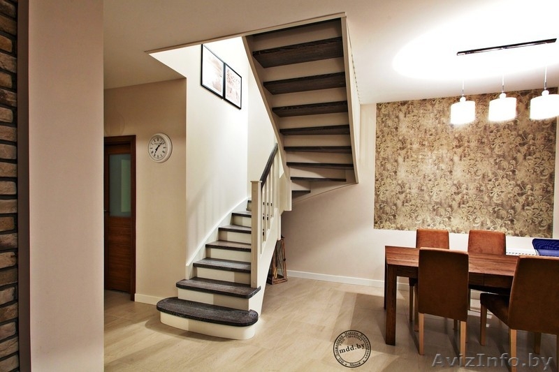 Проектирование, изготовление и монтаж лестниц из дерева стекла металла.Звоните - Изображение #5, Объявление #1595426