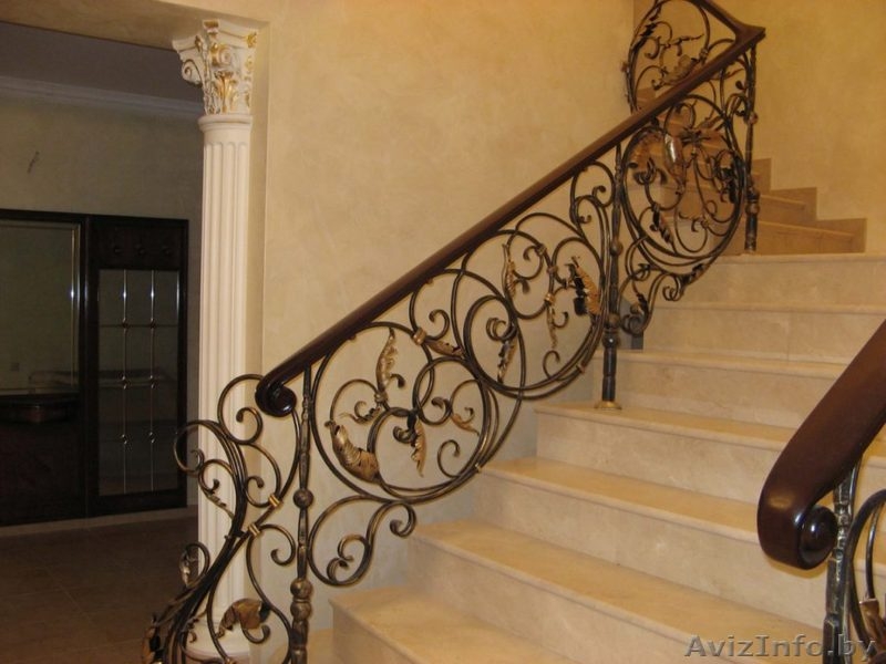 Кованые перила и ограждения для лестниц под заказ. Акция. - Изображение #3, Объявление #1599894