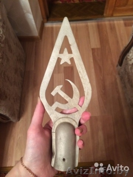 Винтажное бархатное знамя СССР - Изображение #3, Объявление #1597861