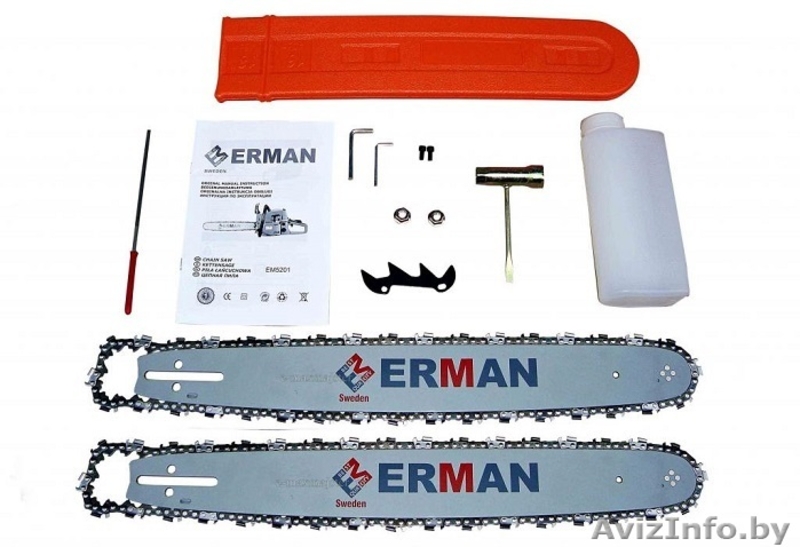 Бензопила цепная ERMAN HM5201.Новая. Гарантия 1 год. - Изображение #3, Объявление #1349548