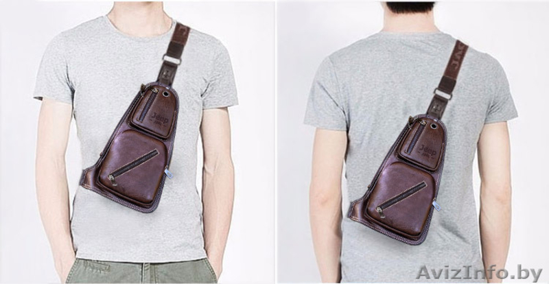 Мужская сумка на ремне Jeep 19-41 - Изображение #3, Объявление #1606119