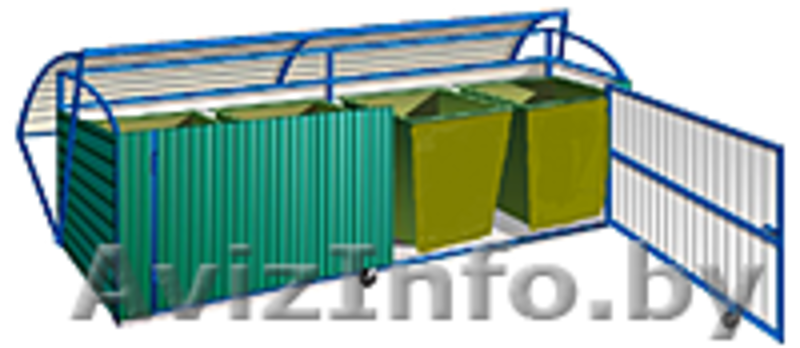 Площадка (навес) для мусорных контейнеров - Изображение #4, Объявление #1576329