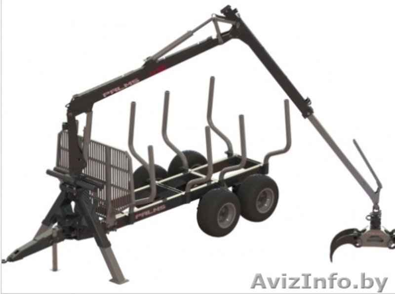 Лесовозный полуприцеп Palms 10D манипулятор 3,67 - Изображение #3, Объявление #1601268