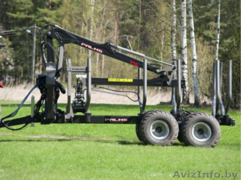 Лесовозный полуприцеп PALMS 10D с манипулятор 4.70E - Изображение #4, Объявление #1601265