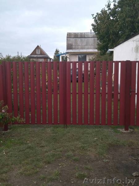 Забор из металлоштакетника. Комплектация. Монтаж. - Изображение #4, Объявление #1610908