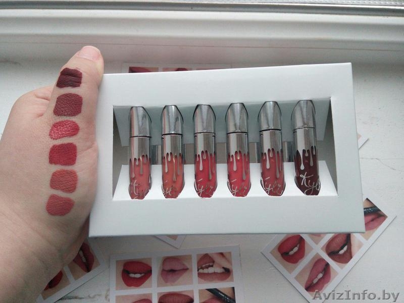 Набор жидких помад Kylie holiday edition 6 шт - Изображение #3, Объявление #1611346