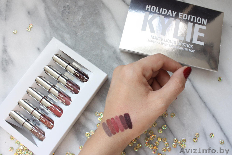 Набор жидких помад Kylie holiday edition 6 шт - Изображение #4, Объявление #1611346