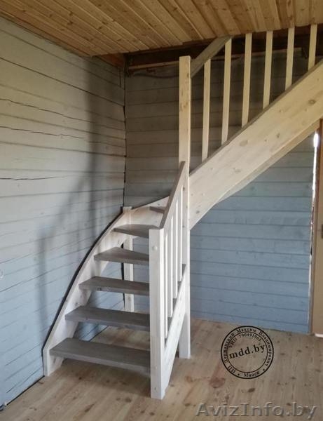 Дачная сосновая лестница . Выгодная цена. Гарантия - Изображение #1, Объявление #1612223