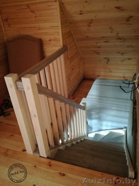 Дачная сосновая лестница . Выгодная цена. Гарантия - Изображение #4, Объявление #1612223