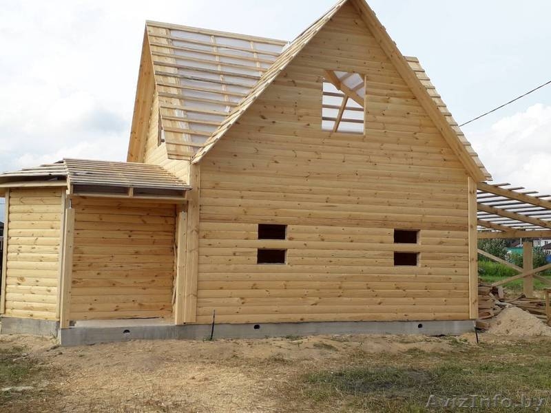 Сруб Дома из бруса Михаил 6 × 8 , установка - Изображение #3, Объявление #1613087