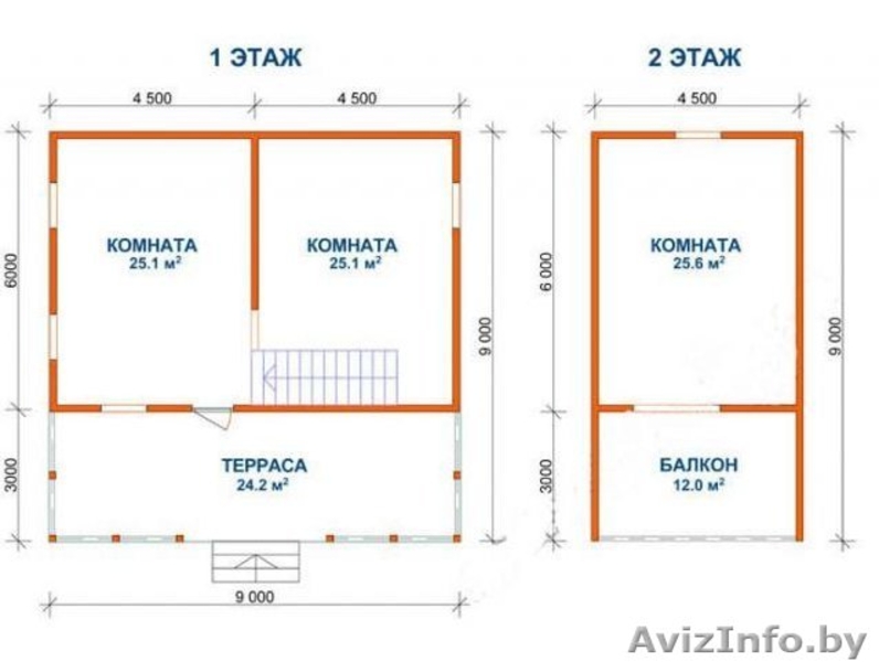 Сруб Дома Людвиг 9х9 м из профилированного бруса - Изображение #4, Объявление #1613104