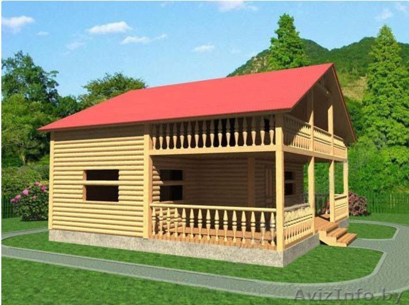 Сруб Дома 9х8 м из профилированного бруса Мирослав - Изображение #1, Объявление #1613112