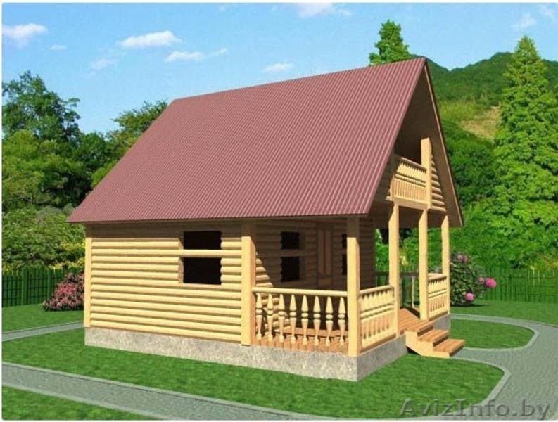 Сруб Дома Савелий 6х6 м установка и доставка по РБ из бруса - Изображение #3, Объявление #1613113