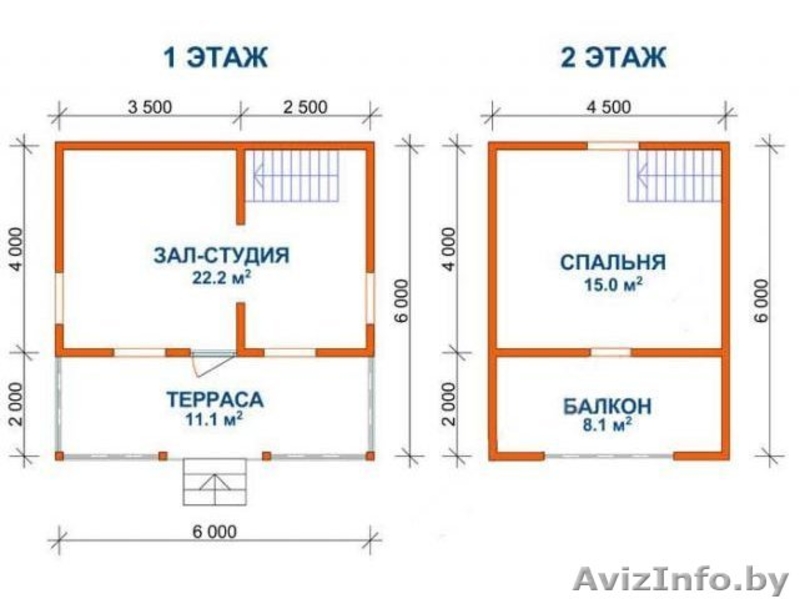 Сруб Дома Савелий 6х6 м установка и доставка по РБ из бруса - Изображение #4, Объявление #1613113