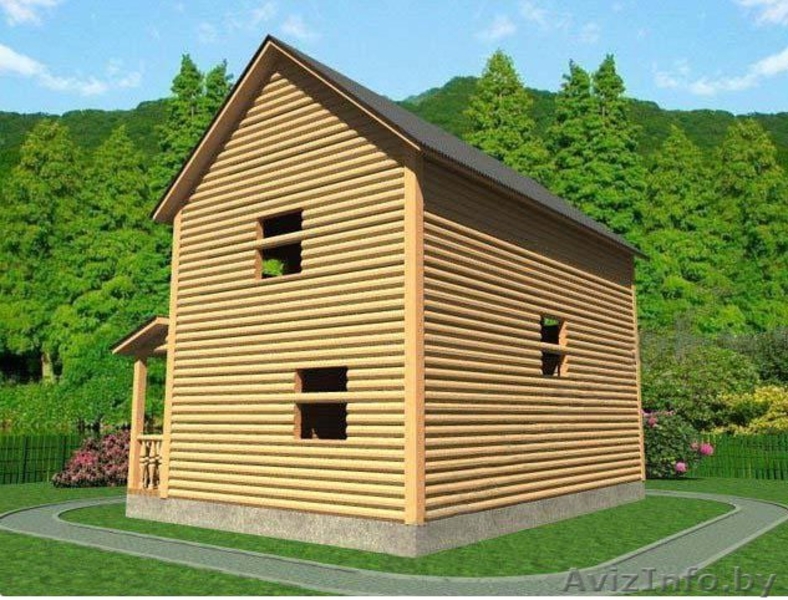 Сруб Дома Юлиан 8х8м из профилированного бруса - Изображение #3, Объявление #1613115