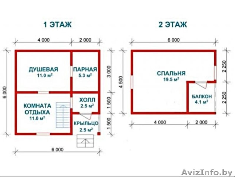 Аксинья Сруб Бани из бруса 6х7.5 м с установкой - Изображение #5, Объявление #1613117
