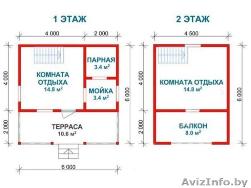 Сруб Бани джулия 10х10,5м из профилированного бруса - Изображение #4, Объявление #1613179