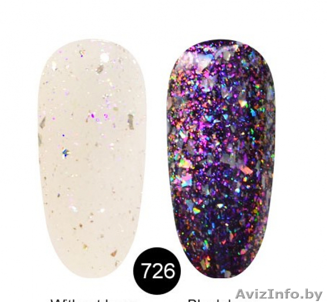 Гель-лак (шеллак) Canni Peacock (с хлопьями) - Изображение #3, Объявление #1612409