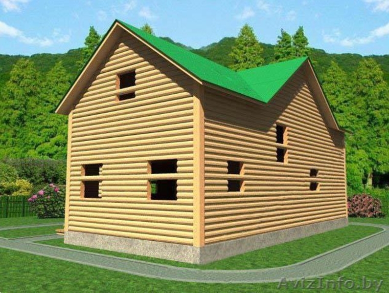 Сруб Дома Мирон 10,5х8,5 м из бруса установка Ивенец - Изображение #2, Объявление #1613213