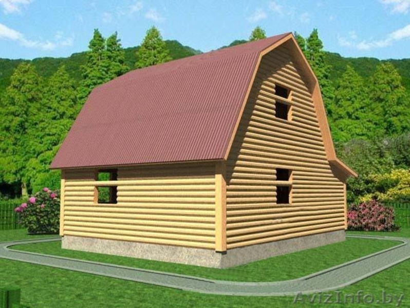 Дом из бруса Герман 7.5х6 м сруб с установкой-доставкой Минск и район. - Изображение #3, Объявление #1617224