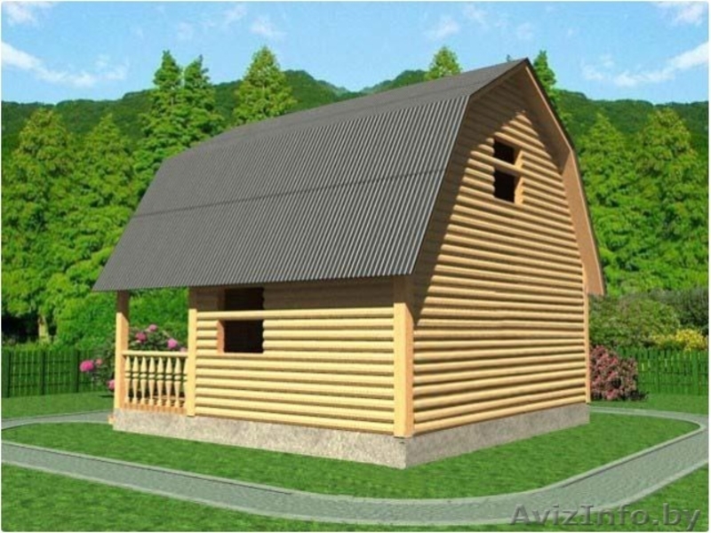 Дом из бруса Арсен 6х6 сруб с установкой-доставкой Минск и район. - Изображение #4, Объявление #1617231