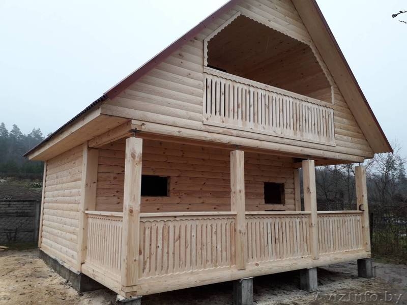 Дом-Баня из бруса Офелия 6х4 Сруб с установкой-доставкой Минск и район - Изображение #4, Объявление #1617232