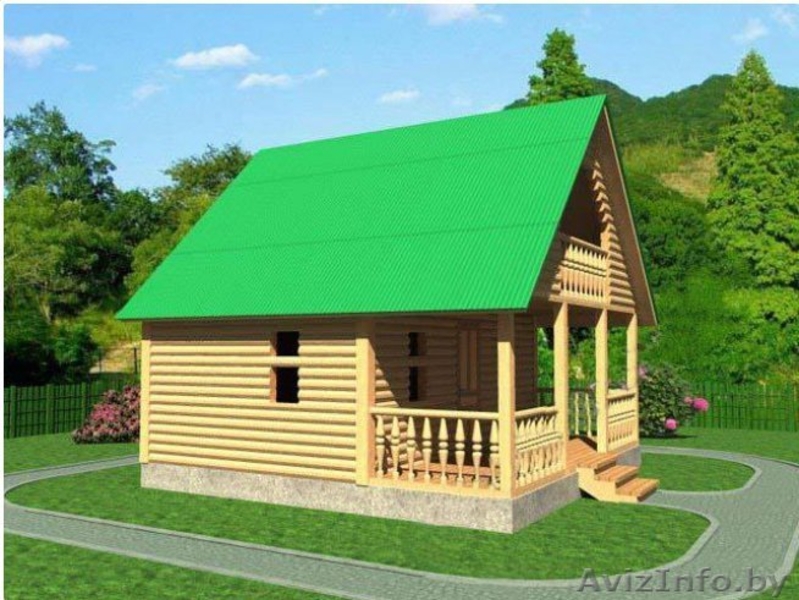 Баня из бруса Афелия 6х6 Сруб установка-доставка Минск и район. - Изображение #1, Объявление #1617242
