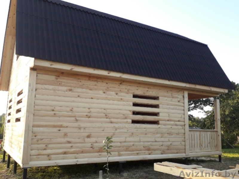 Дом из бруса Елена 6х6 м сруб с установкой Минск и область - Изображение #1, Объявление #1617858