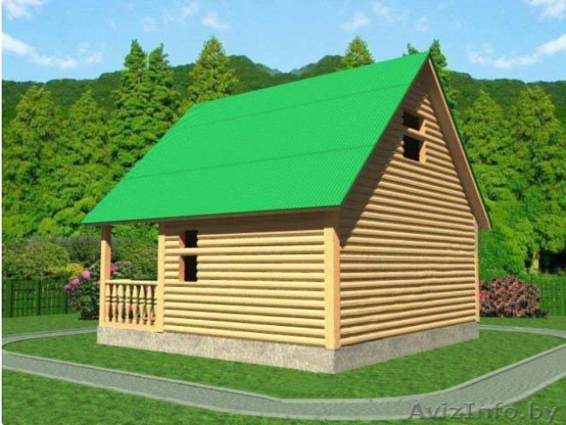 Баня-Дом из бруса Афелия 6х6 Сруб установка Стародорожский район - Изображение #3, Объявление #1618472