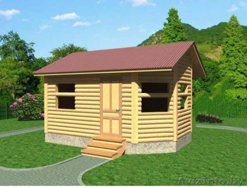 Сруб Бани из бруса Ника 4х5 доставка- установка - Изображение #1, Объявление #1620695