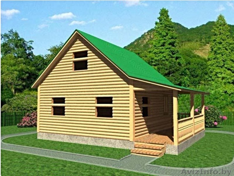 Сруб Дома из бруса Оскар 6х8м доставка-установка - Изображение #2, Объявление #1620721