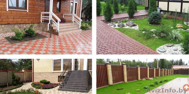 Укладка тротуарной плитки, брусчатки обьем от 50 м2 в Заславле - Изображение #3, Объявление #1620780