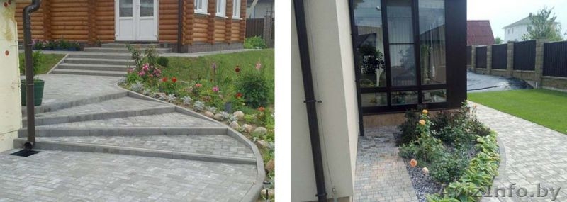 Укладка тротуарной плитки, брусчатки обьем от 50 м2 в Михановичах - Изображение #1, Объявление #1620805