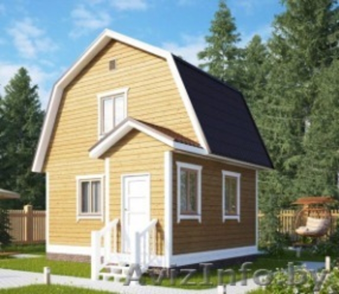 Дом сруб Кент 6х6 из бруса с мансардой - Изображение #2, Объявление #1623391