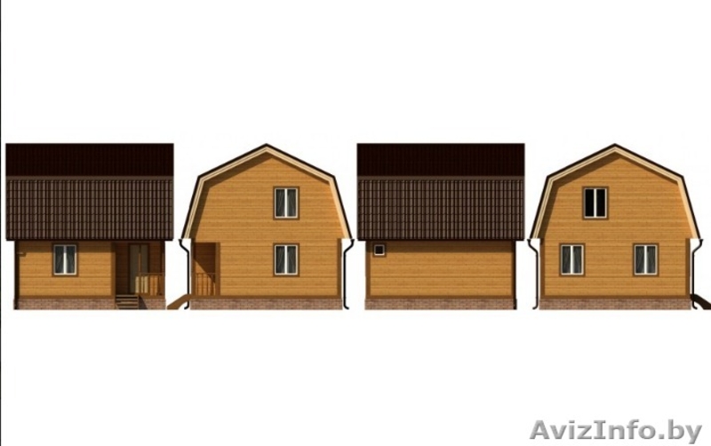 Дом сруб из бруса 6х6 Менск 63 кв.м. - Изображение #4, Объявление #1623397