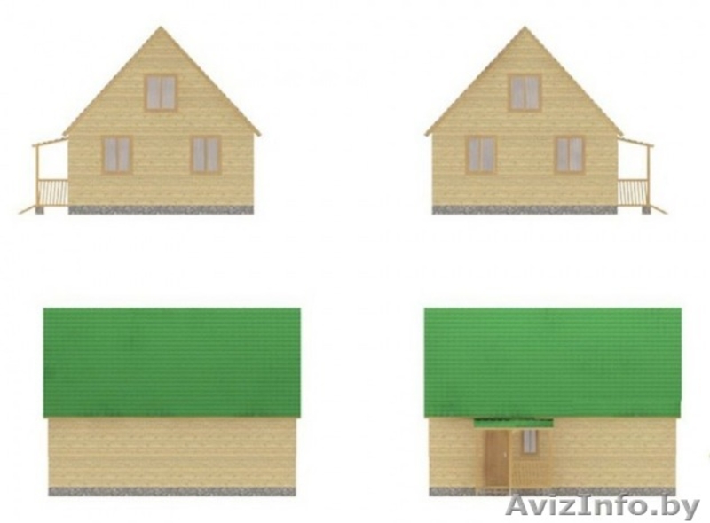 Дом Рон сруб из бруса 8 х 6 установка-доставка - Изображение #3, Объявление #1623402