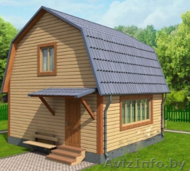 Дом-Баня сруб Виола из бруса 6х6 с установкой - Изображение #1, Объявление #1623411