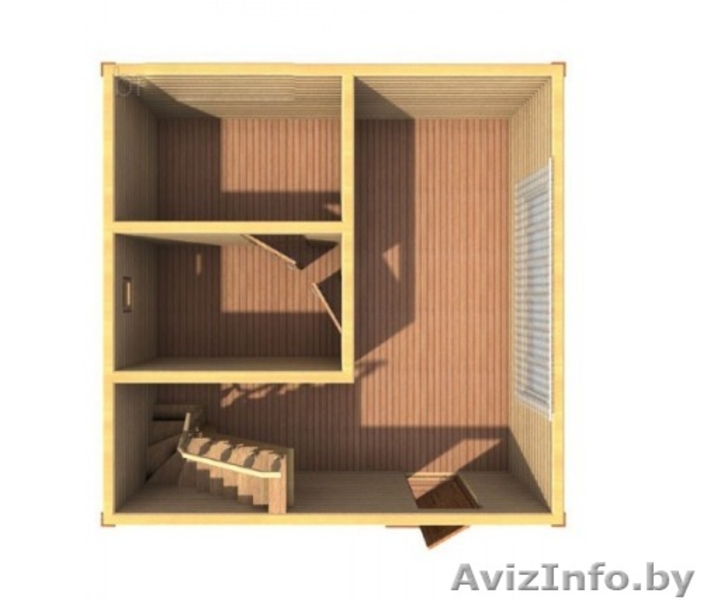 Дом-Баня сруб Виола из бруса 6х6 с установкой - Изображение #4, Объявление #1623411