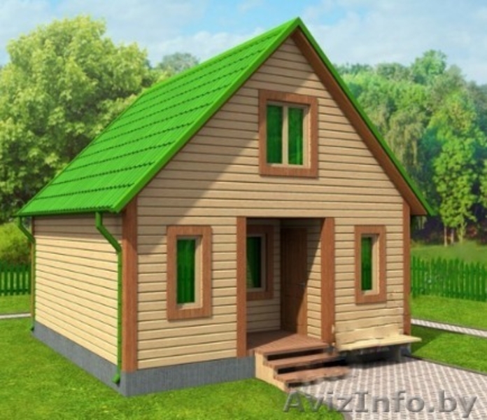 Баня-Дом Магна 6х6 из бруса установка на заказ - Изображение #1, Объявление #1623413