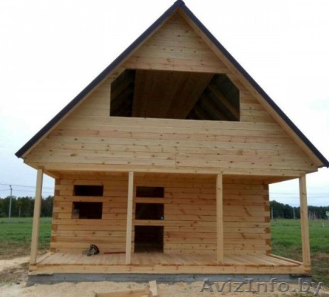 Садовый Дом/Баня Юнга из бруса с террасой 12 м2 - Изображение #1, Объявление #1624572