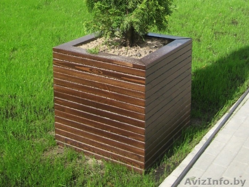 Деревянные кадки и кашпо для деревьев и растений уличные. - Изображение #10, Объявление #1623165