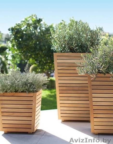 Деревянные кадки и кашпо для деревьев и растений уличные. - Изображение #5, Объявление #1623165