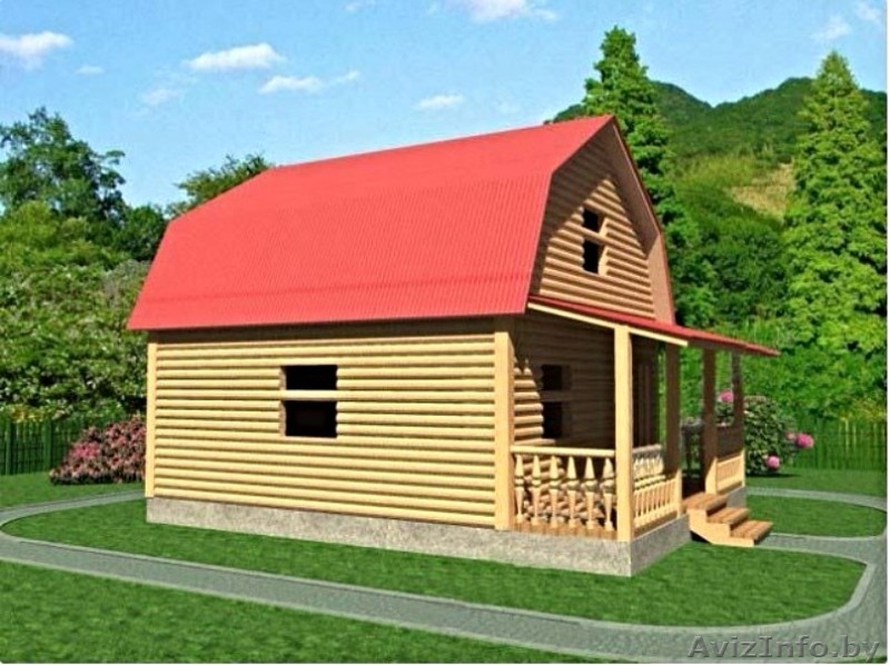 Дом из профилиров. бруса 6х7,5 Марсель установка за 10 дней - Изображение #2, Объявление #1625830