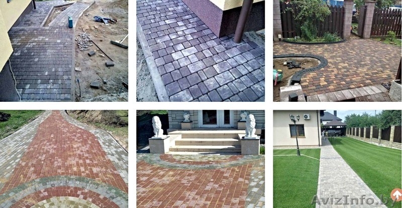 Минск и область Укладка тротуарной плитки обьем от 50 м2 - Изображение #3, Объявление #1625848