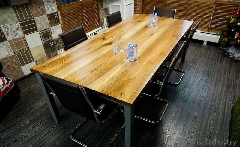 Стол из массива дерева в стиле LOFT для переговорной от 350 BYN - Изображение #5, Объявление #1635458
