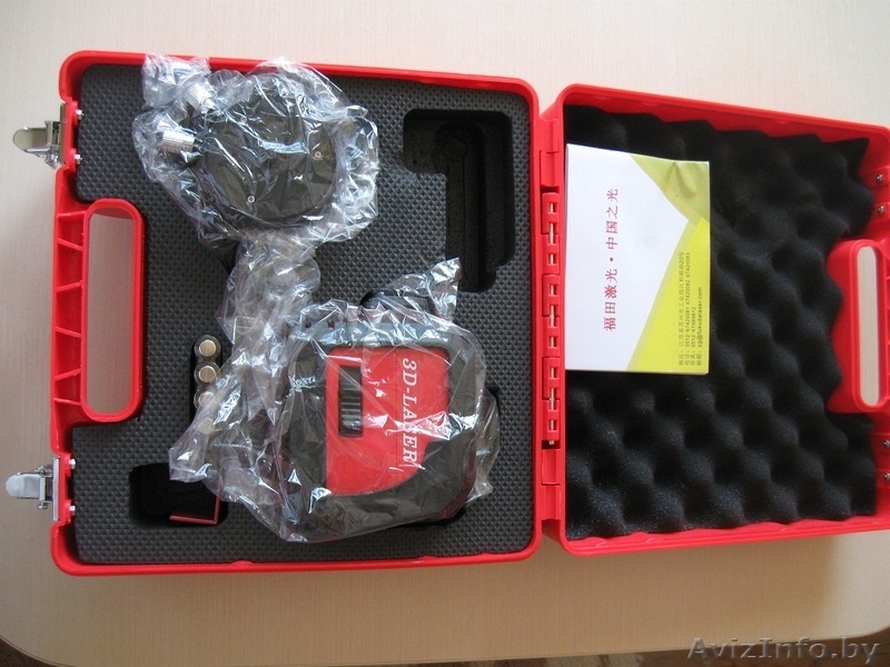 Лазерный  нивелир, уровень Fukuda 3D-Laser 3-360  красные лучи - Изображение #5, Объявление #1636560