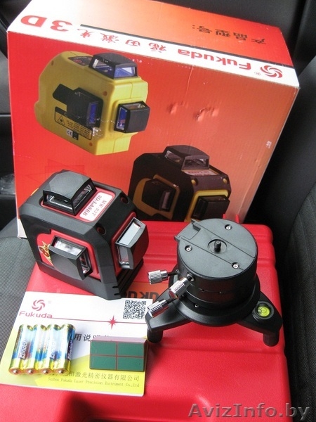Лазерный  нивелир, уровень Fukuda 3D-Laser 3-360  красные лучи - Изображение #6, Объявление #1636560