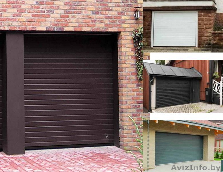 Секционные ворота с ручным и автоматическим подъемом - Изображение #1, Объявление #1637502