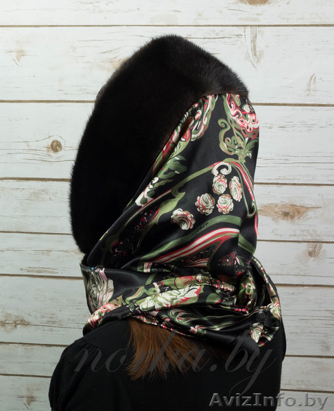 Утепленные платки с отделкой из меха норки - Изображение #3, Объявление #1638985